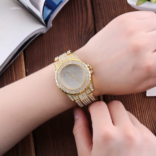 Feminino Relogio Women Watches Crystal Full Steel