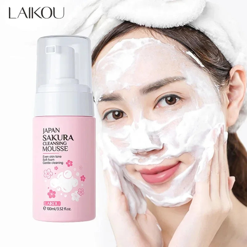 Cherry Blossom Women Facial Cleanser Face Korean Skin Care Products Original Products 100Ml