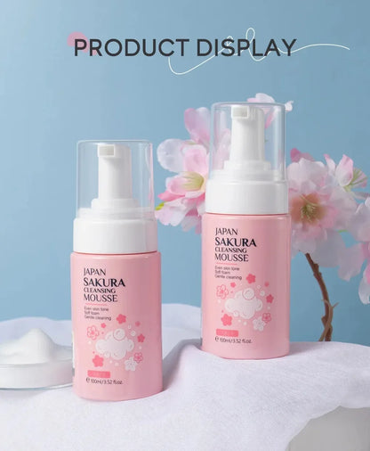 Cherry Blossom Women Facial Cleanser Face Korean Skin Care Products Original Products 100Ml